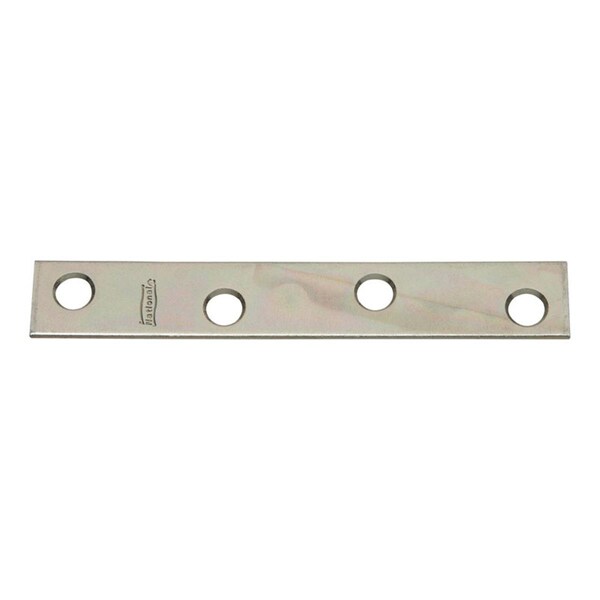 National Mfg Sales 4 x 0.62 in. Mending Steel Brace, Zinc Plated - 5703533