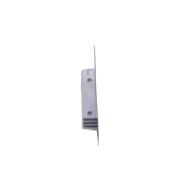 Prosource Corner Brace, 4 in L, 4 in W, 7/8 in H, Galvanized Steel, Galvanized, 3.1 mm Thick Material - CB-G04-C4PS