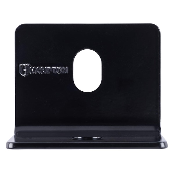 Hampton Hampton 2.40 in. H X 2.40 in. W X 1/8 in. D Black Steel Inside/Outside Square Corner Brace - 02-3405-105