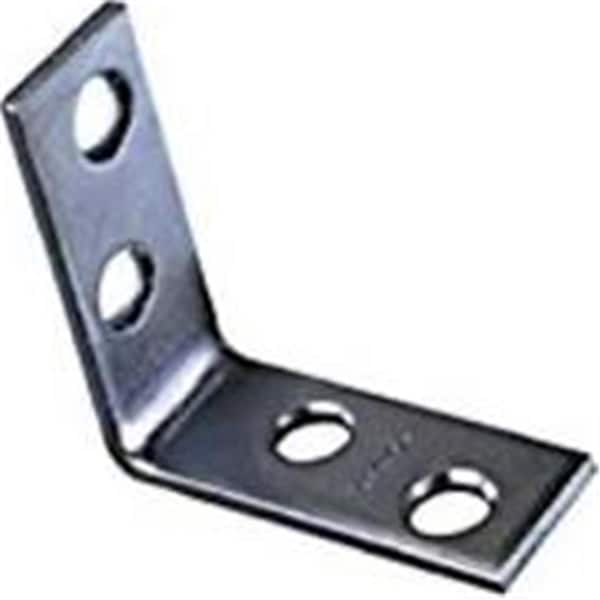 National Mfg 1.5 x 0.62 in. Heavy Duty Corner Brace - Black - NM266480