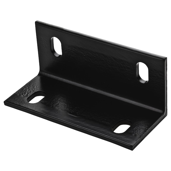 National Hardware National Hardware 3 in. H X 6.6 in. W X 0.25 in. D Black Structural Steel Inside/Outside Wide Corner - N351-493