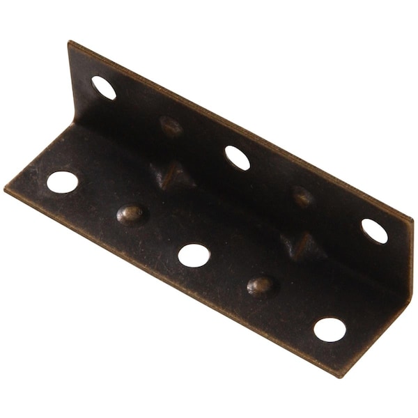 Ornatus Outdoors Carded - Inside Corner Braces, Antique Brass - 3.5 x 0.75 in. - OR4004427