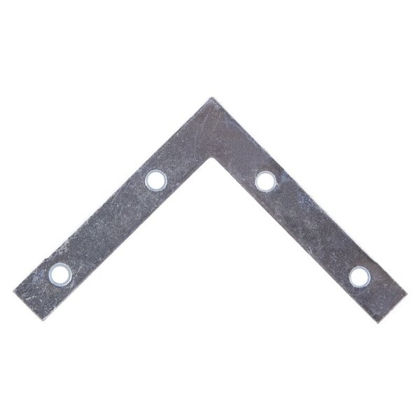Prosource Corner Brace, 3 in L, 3 in W, 1/2 in H, Steel, Zinc-Plated, 1.6 mm Thick Material - FC-Z03-01