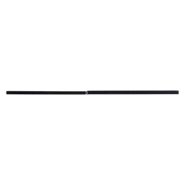 Hampton Hampton 6 in. H X 6 in. W X 1/8 in. D Black Steel Corner Plate - 02-3411-410