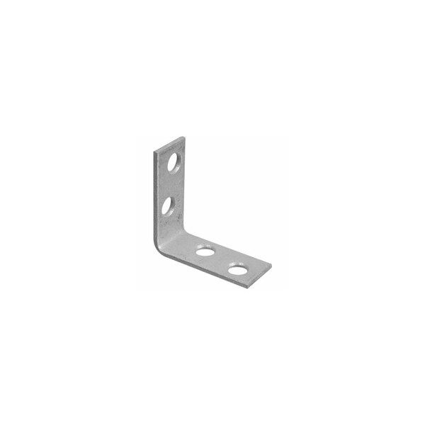 National Hardware 115BC Series Corner Brace, 1-1/2 in L, 5/8 in W, Galvanized Steel, 0.08 Thick Material - N113-159