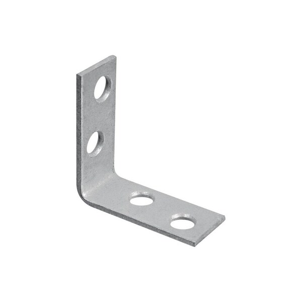 National Hardware 115BC Series Corner Brace, 1-1/2 in L, 5/8 in W, Galvanized Steel, 0.08 Thick Material - N113-159