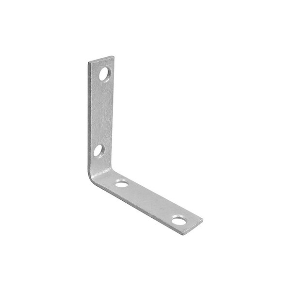 National Hardware V115 Series Corner Brace, 2-1/2 in L, 5/8 in W, 2-1/2 in H, Galvanized Steel - N208-751