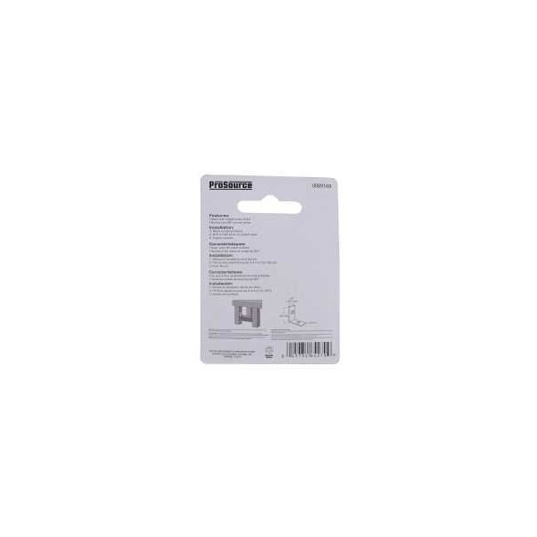 Prosource Corner Brace, 1 in L, 1 in W, 1/2 in H, Steel, Bright Brass, 1.8 mm Thick Material - CB-S01-C4PS