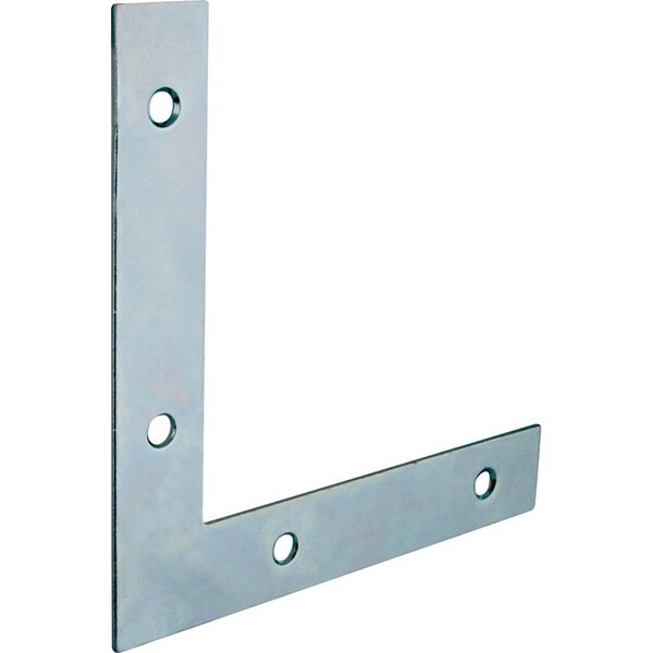 Prosource Corner Brace, 4 in L, 4 in W, 5/8 in H, Steel, Zinc-Plated, 1.8 mm Thick Material - FC-Z04-013L