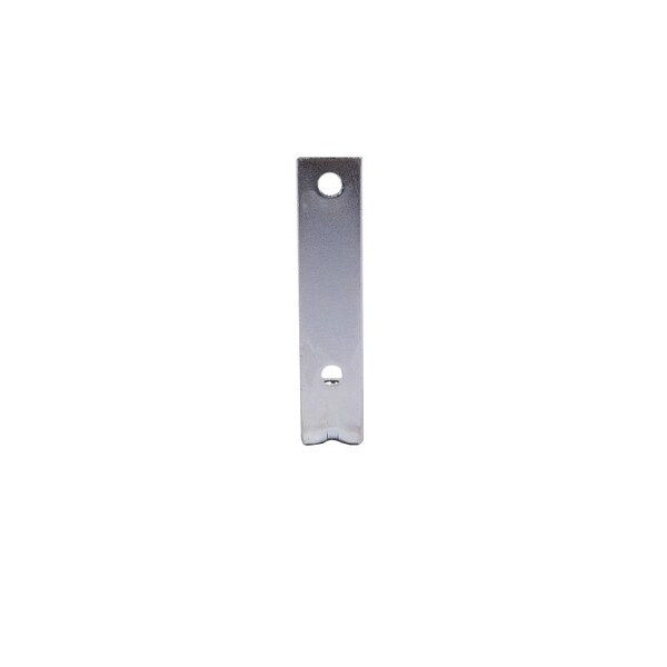 Prosource Corner Brace, 4 in L, 4 in W, 7/8 in H, Steel, Zinc-Plated, 3.1 mm Thick Material - CB-B04-C4PS