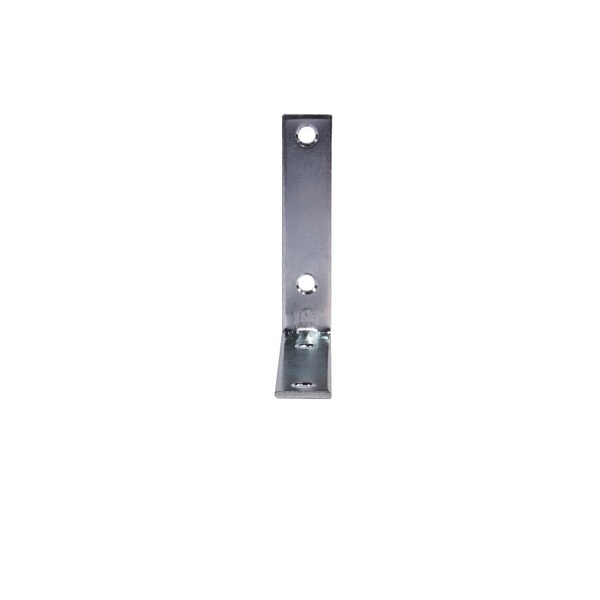 Prosource Corner Brace, 4 in L, 4 in W, 7/8 in H, Steel, Zinc-Plated, 3.1 mm Thick Material - CB-B04-C4PS