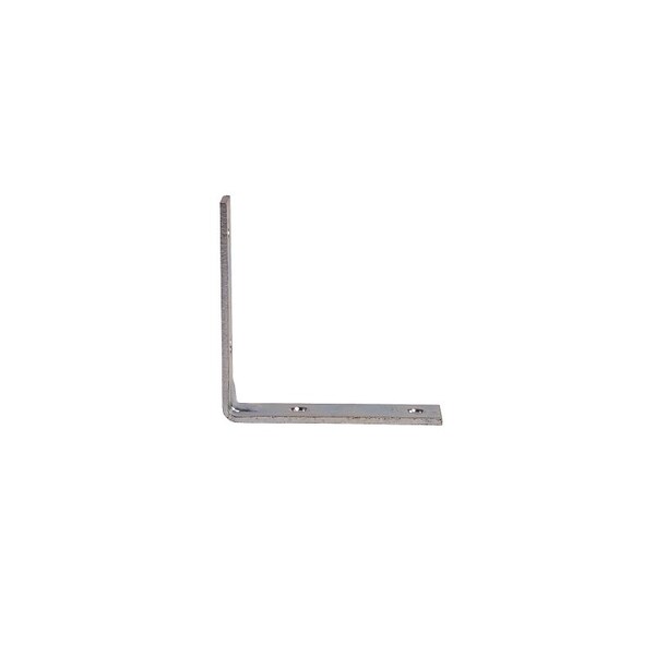 Prosource Corner Brace, 3 in L, 3 in W, 3/4 in H, Steel, Zinc-Plated, 2.6 mm Thick Material - CB-B03-C4PS