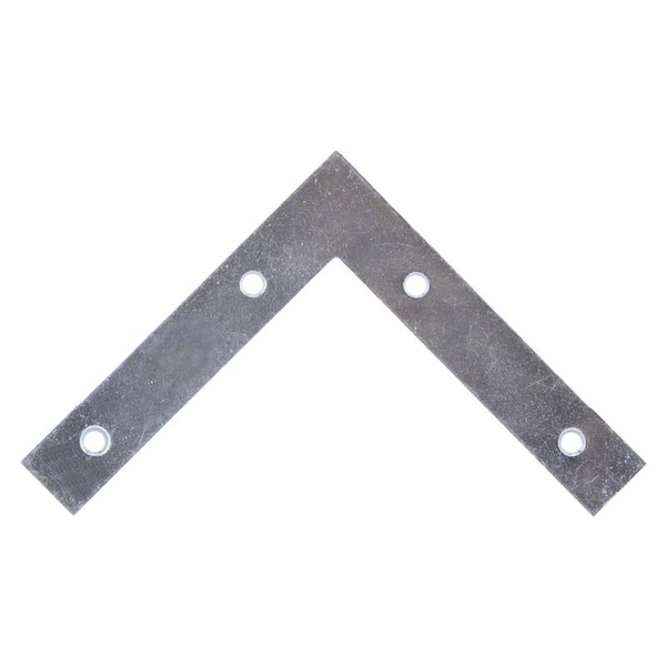 Prosource Corner Brace, 5 in L, 5 in W, 7/8 in H, Steel, Zinc-Plated, 1.8 mm Thick Material - FC-Z05-013L