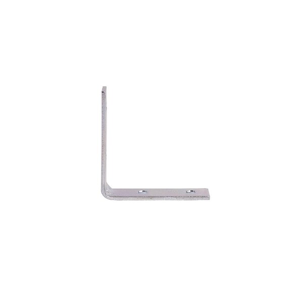 Prosource Corner Brace, 2 in L, 2 in W, 5/8 in H, Steel, Zinc-Plated, 1.8 mm Thick Material - CB-B02-C4PS