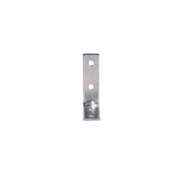 Prosource Corner Brace, 2 in L, 2 in W, 5/8 in H, Steel, Zinc-Plated, 1.8 mm Thick Material - CB-B02-C4PS