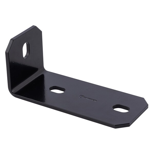 Hampton Hampton 3 in. H X 6.5 in. W X 1/8 in. D Black Steel Inside/Outside Corner Brace - 02-3405-324