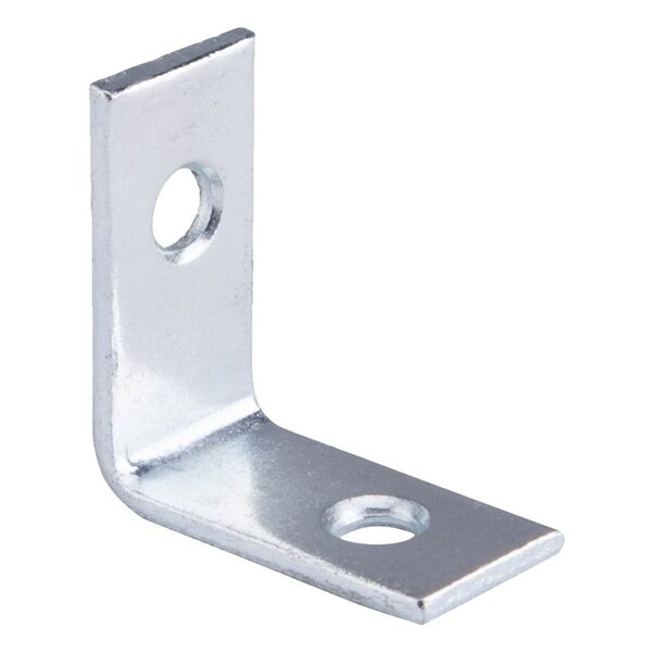 Prosource Corner Brace, 1 in L, 1 in W, 1/2 in H, Steel, Zinc-Plated, 1.8 mm Thick Material - CB-Z01-013L