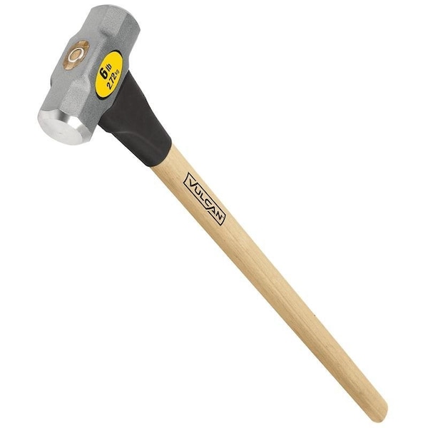 Vulcan Hammer, 6 lb Head, Sledge, Forged Milled Head, Steel Head - 34512