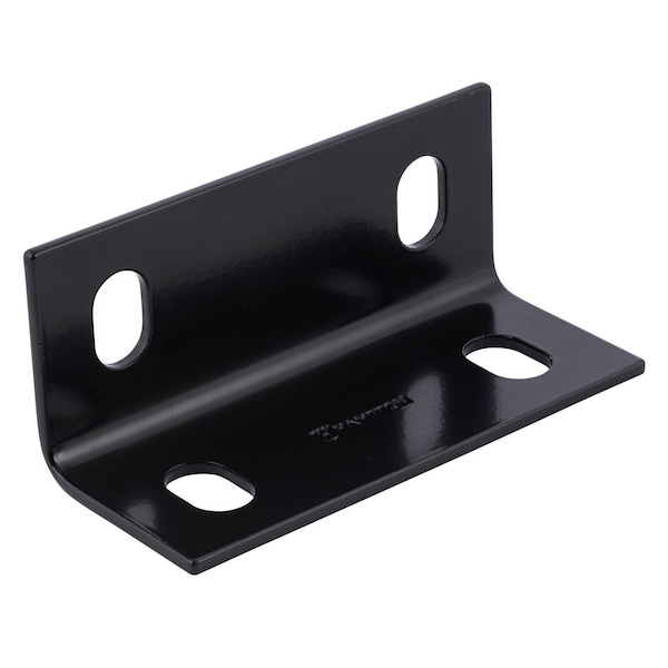 Hampton Hampton 2.09 in. H X 5 in. W X 1/8 in. D Black Steel Inside/Outside Corner Brace - 02-3405-416