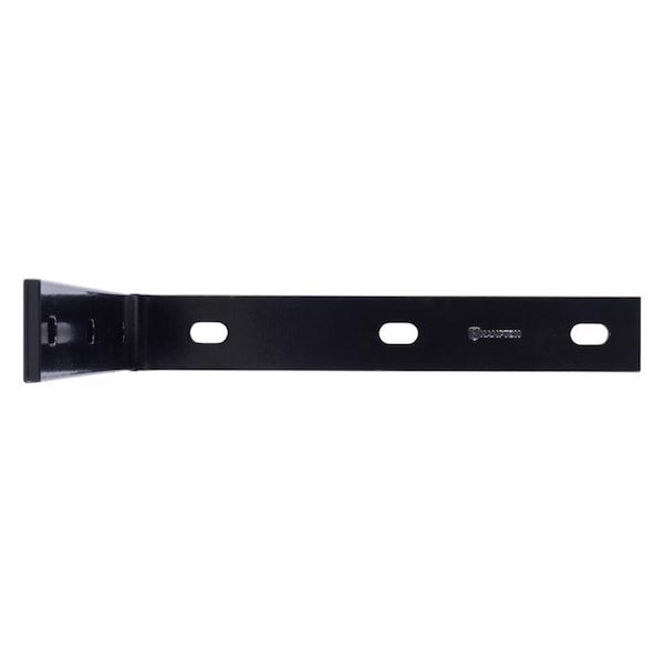 Hampton Hampton 1.50 in. H X 10.25 in. W X 1/4 in. D Black Steel Inside/Outside Corner Brace - 02-3405-025