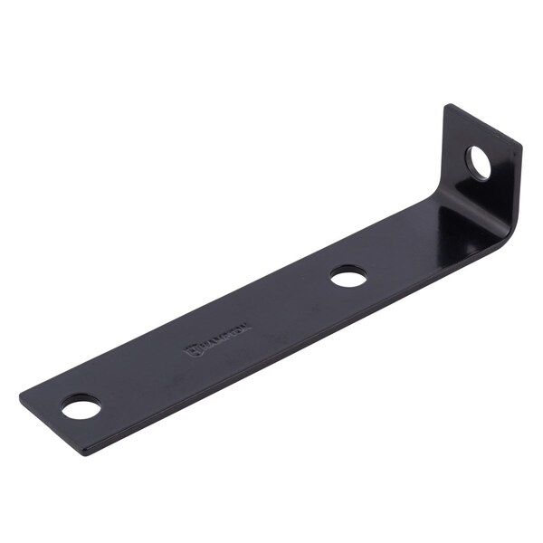 Hampton Hampton 1.5 in. H X 7.5 in. W X 1/8 in. D Black Steel Inside/Outside Corner Brace - 02-3405-313