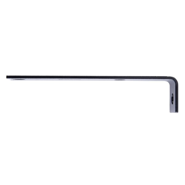 Hampton Hampton 1.5 in. H X 7.5 in. W X 1/8 in. D Black Steel Inside/Outside Corner Brace - 02-3405-313