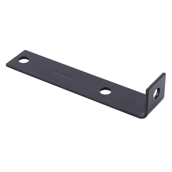 Hampton Hampton 1.5 in. H X 7.5 in. W X 1/8 in. D Black Steel Inside/Outside Corner Brace - 02-3405-313