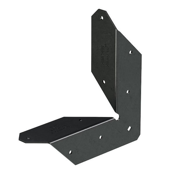 Simpson Strong-Tie Rigid Tie Outdoor Accents Angle, 5-9/16 in W, 1.43 in D, 5-9/16 in H, Steel, Black - APRTA2