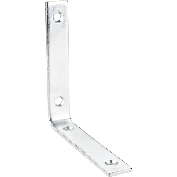 Hardware Resources 4"x4" Zinc Plated Steel Corner Brace - 9217