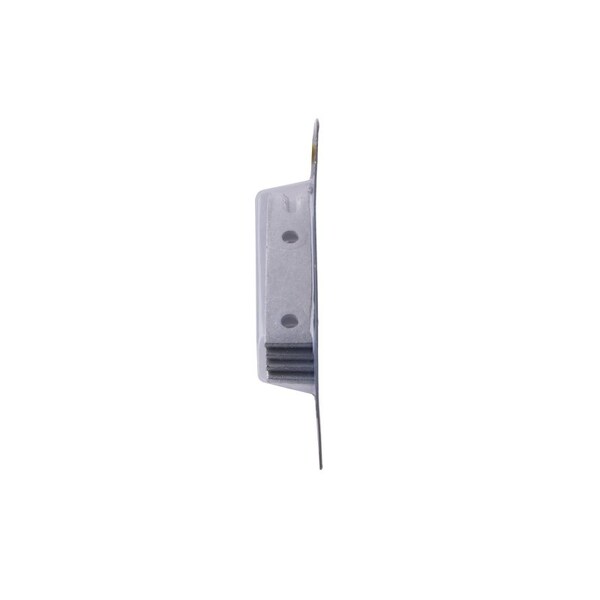 Prosource Corner Brace, 3 in L, 3 in W, 3/4 in H, Galvanized Steel, Galvanized, 2.6 mm Thick Material - CB-G03-C4PS