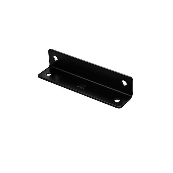 National Hardware National Hardware 1.6 in. H X 0.125 in. D Black Carbon Steel Inside/Outside Wide Corner Brace - N351-486