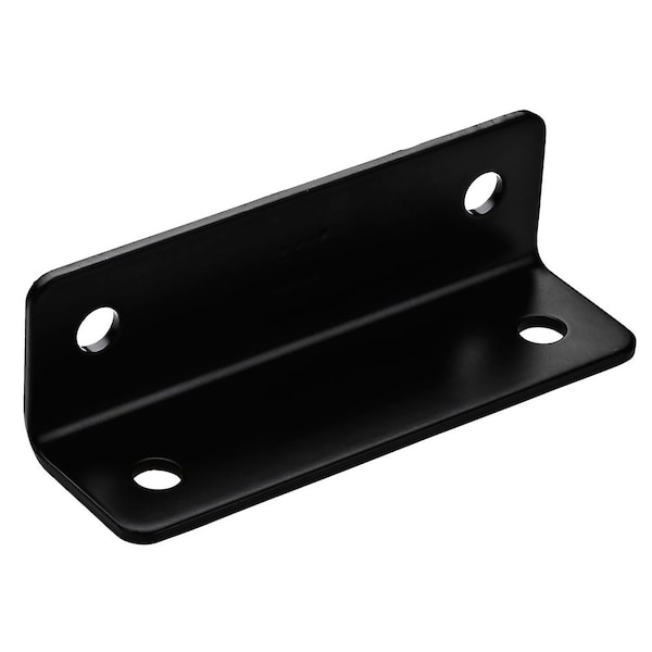Hampton Products Hampton 1-5/8 in. H X 5 in. W X 1/8 in. D Black Steel Inside Wide Corner Brace - 01-3405-404