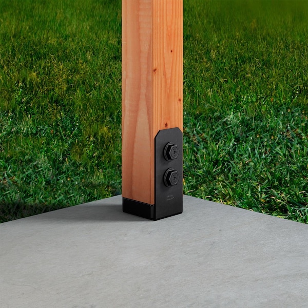 Simpson Strong Tie Simpson Strong-Tie APVB 6.75 in. H X 3 in. W 16 Ga. Steel Adjustable Post Base - APVB44