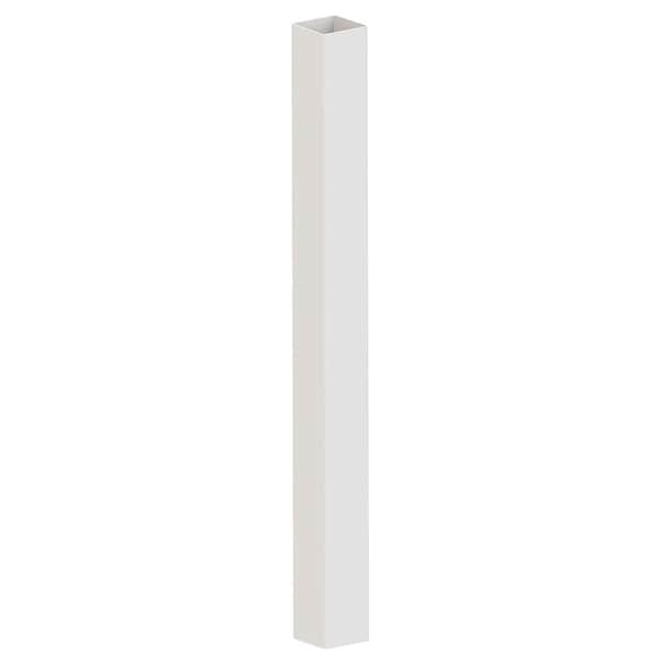 Rdi-Usa RDI 61109088 Post Sleeve, 4 in L, 4 in W, White - 61109088