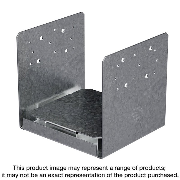 Simpson Strong-Tie ABU Post Base, 6 x 6 in Post, 12 ga Gauge, Steel, ZMAX - ABU66Z