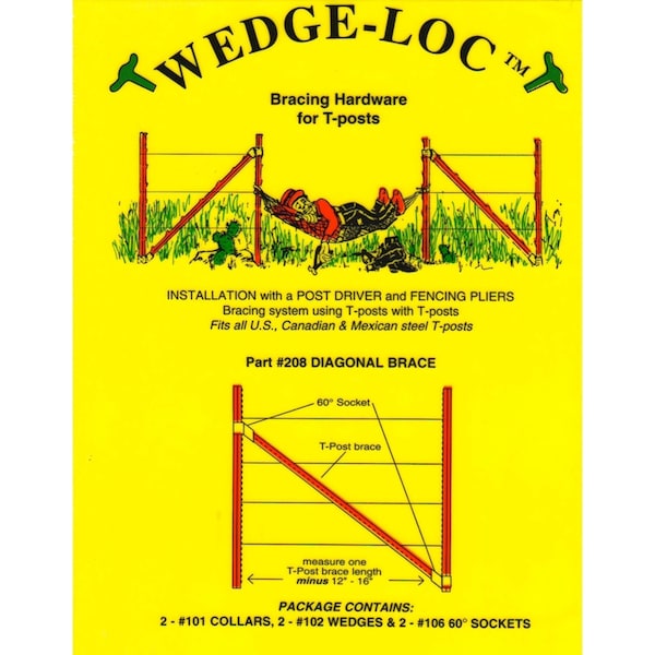 Wedge-Loc Wedge-Loc 2 in. H X 7.5 in. W Aluminum Diagonal  Brace - 208