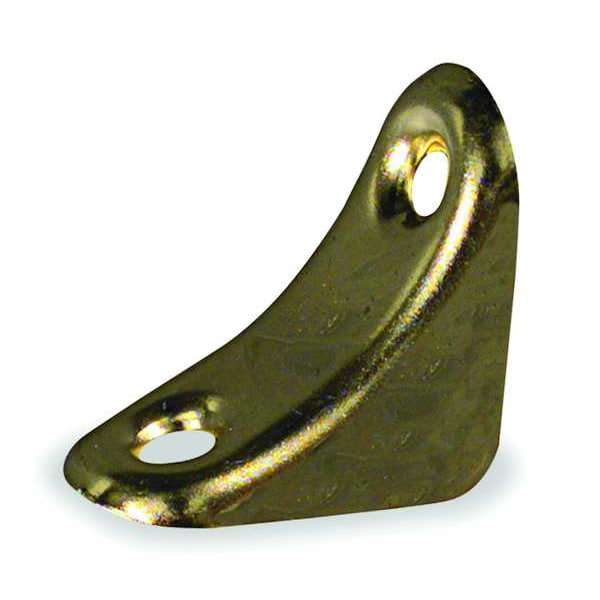 Zoro Select Chair Corner Braces, Steel, 3/4 In W, PK4 - 1WDL8