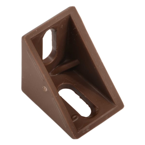 Midwest Fastener 90 Degree x 1 x 1 Brown Plastic Mounting Brackets 10PK - 39444