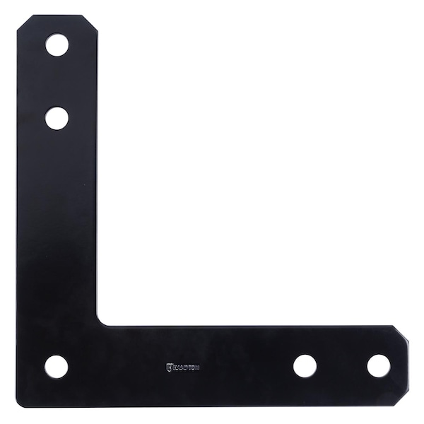 Hampton Hampton 12 in. H X 12 in. W X 3/16 in. D Black Steel Corner Plate - 02-3411-405