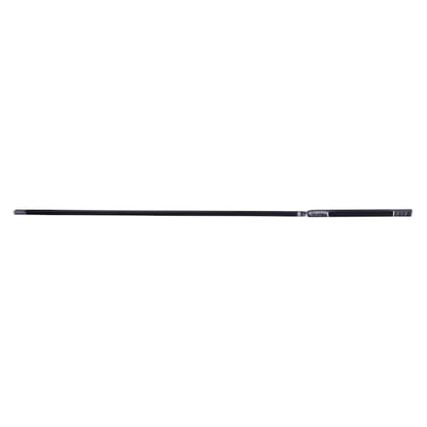 Hampton Hampton 12 in. H X 12 in. W X 3/16 in. D Black Steel Corner Plate - 02-3411-405