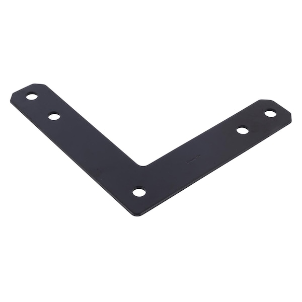 Hampton Hampton 12 in. H X 12 in. W X 3/16 in. D Black Steel Corner Plate - 02-3411-405