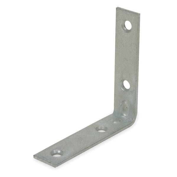 Zoro Select Corner Brace, Steel, 23/32 Wx3 In L, PK2 - 1WDE4
