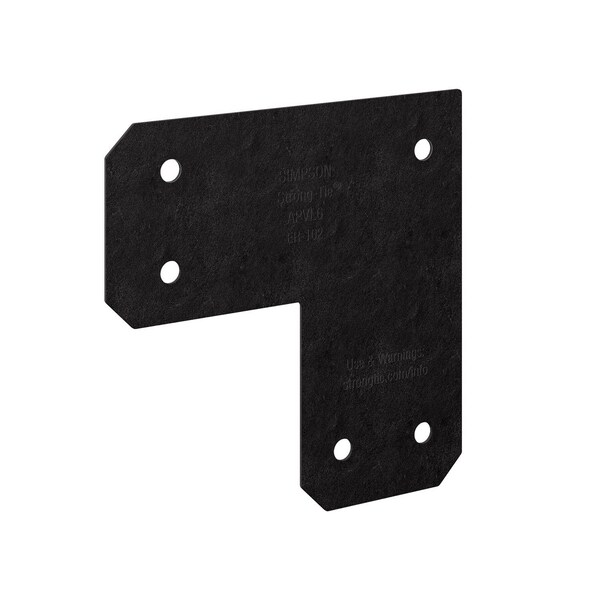 Simpson Strong Tie Simpson Strong-Tie APVA 10.5 in. H X 10.5 in. W X 5 in. D Steel Inside L Strap Brace - APVL6
