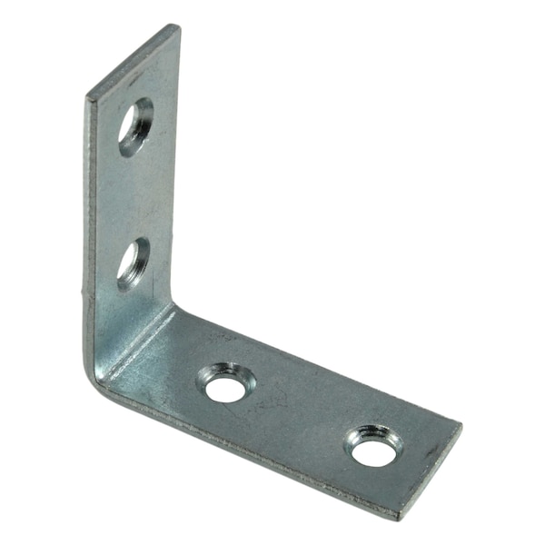 Midwest Fastener 90 Degree x 1.5 x 1.5 Zinc Plated Steel Angle Braces 5PK - 39423