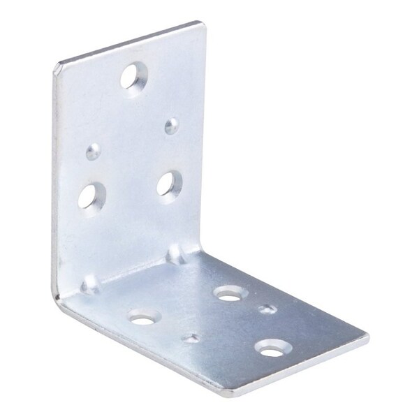 Prosource Corner Brace, 2 in L, 2 in W, 2 in H, Steel, Zinc-Plated, 2 mm Thick Material - BH-6023L