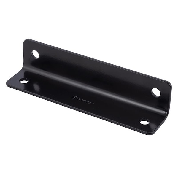 Hampton Hampton 1.6 in. H X 9 in. W X 1/8 in. D Black Steel Inside/Outside Corner Brace - 02-3405-407