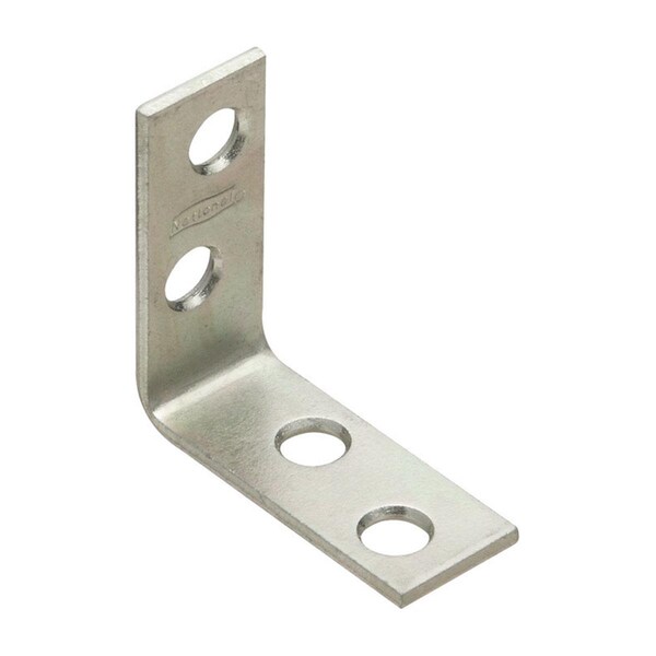 Homecare Products 1.5 x 0.62 in. Inside Steel Corner Brace, Zinc Plated - HO3311818