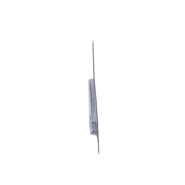 Prosource Corner Brace, 2-1/2 in L, 2-1/2 in W, 1/2 in H, Steel, Zinc-Plated, 1.6 mm Thick Material - FC-Z025-C4PS