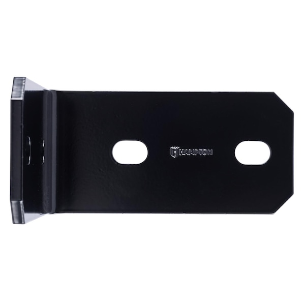 Hampton Hampton 3 in. H X 6.25 in. W X 1/4 in. D Black Steel Inside/Outside Corner Brace - 02-3405-126