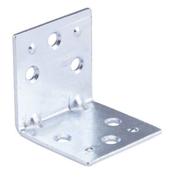 Prosource Corner Brace, 1-1/2 in L, 1-1/2 in W, 1-1/2 in H, Steel, Zinc-Plated, 2 mm Thick Material - BH-6013L